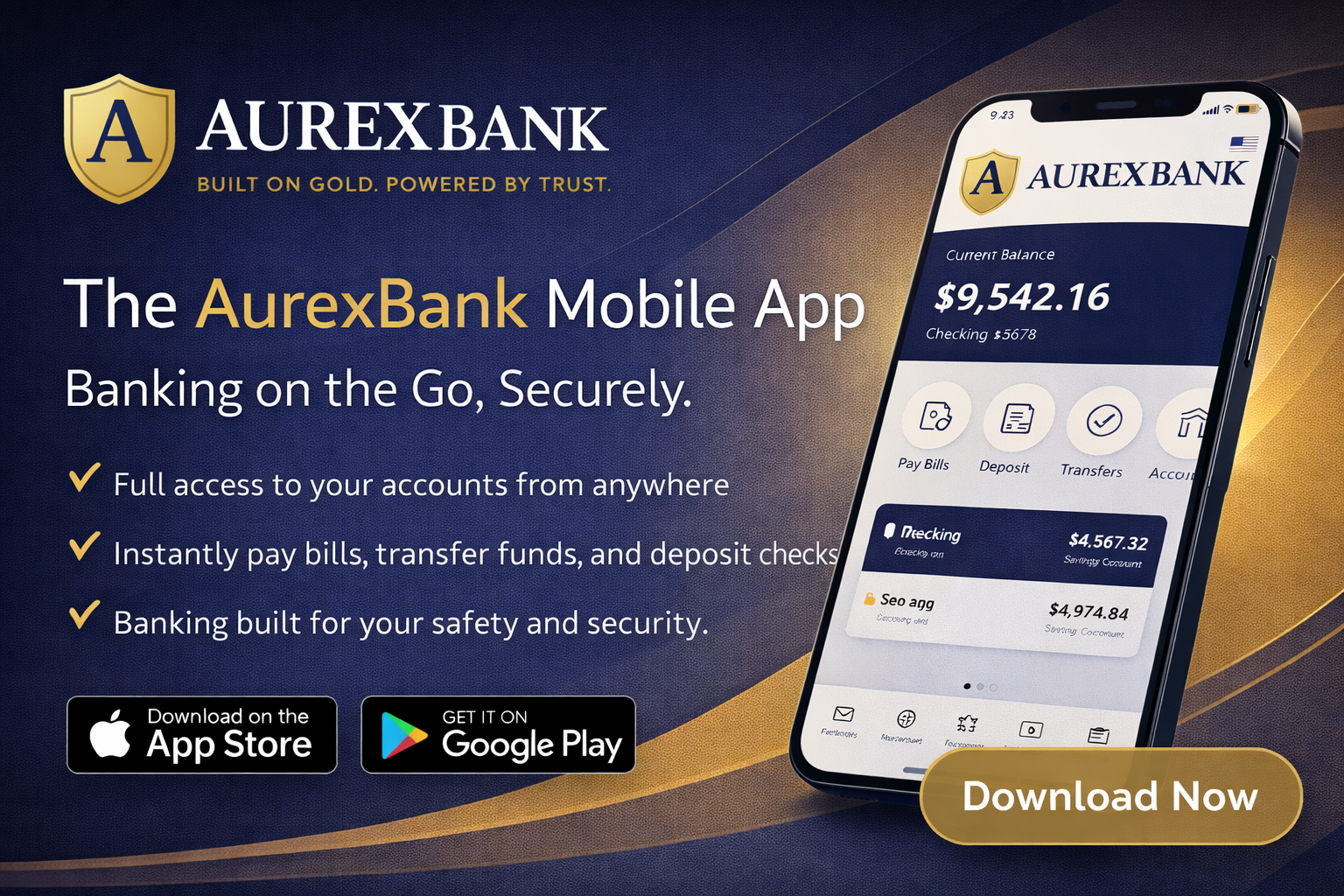 AurexBank Mobile App
